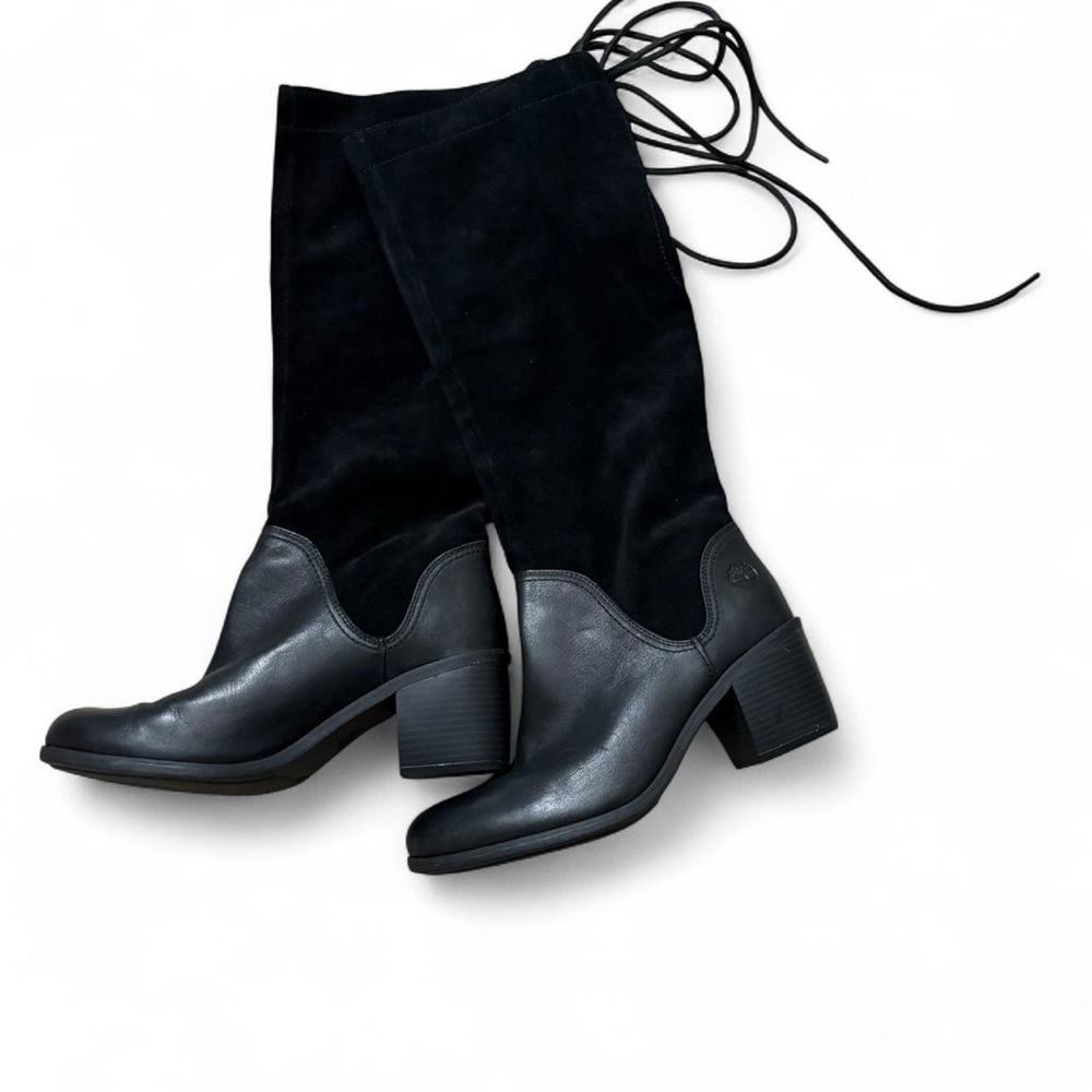 Timberland Black Heeled Boots